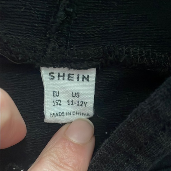 SHEIN Black Cropped Hoodie - Picture 6 of 7